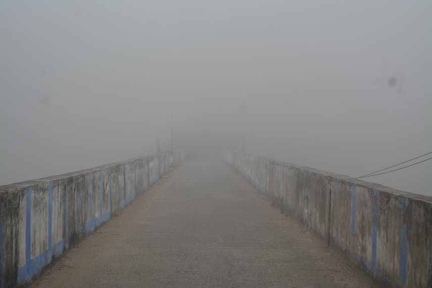 Train Through the Mist